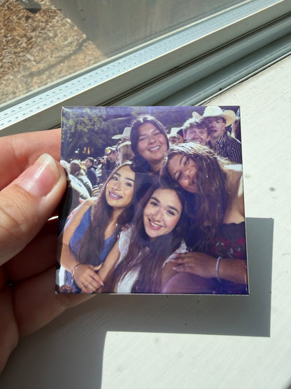 Custom Photo Magnet: 2.5" x 2.5" Glossy