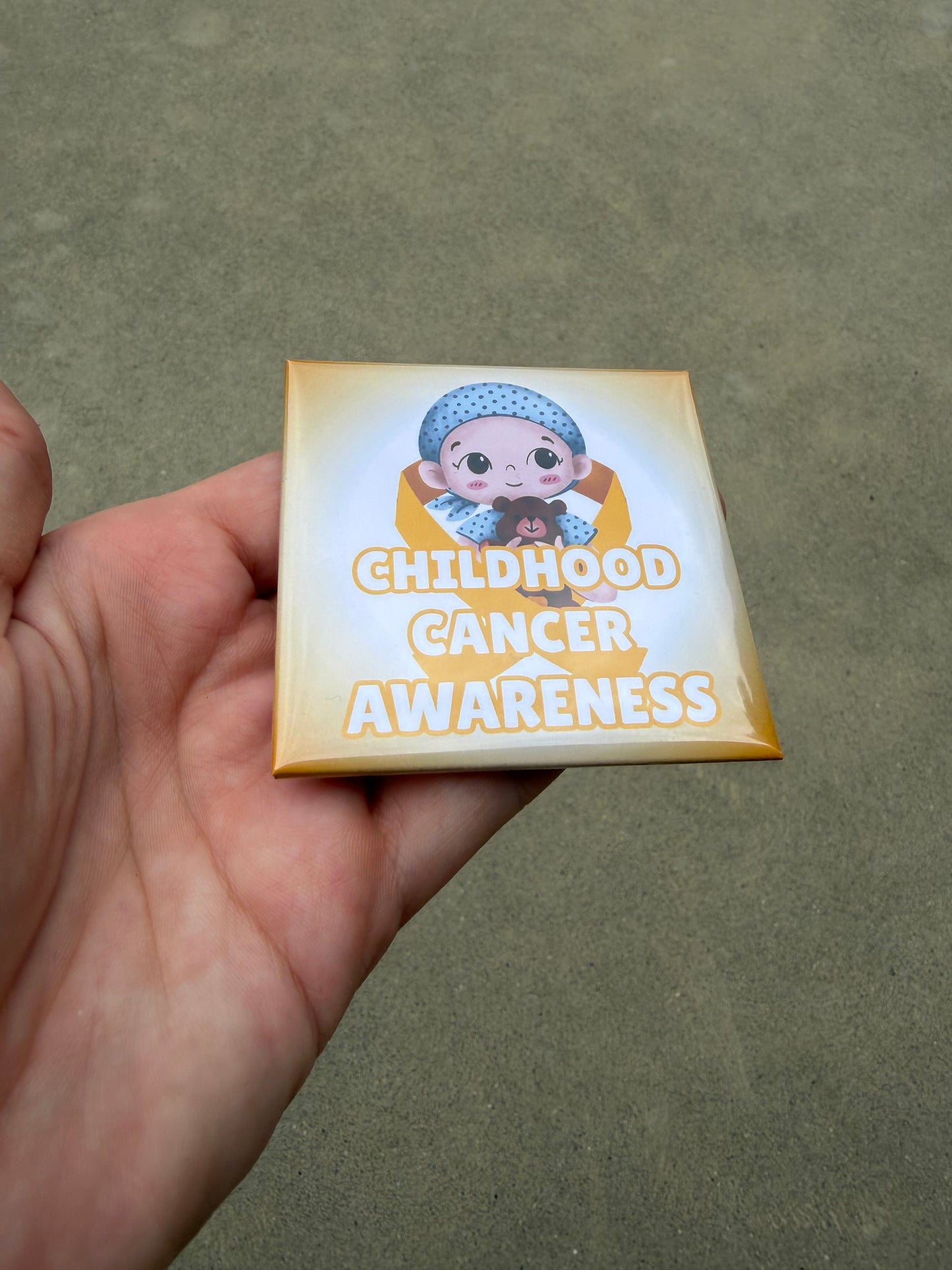 Childhood Cancer Awareness Magnet