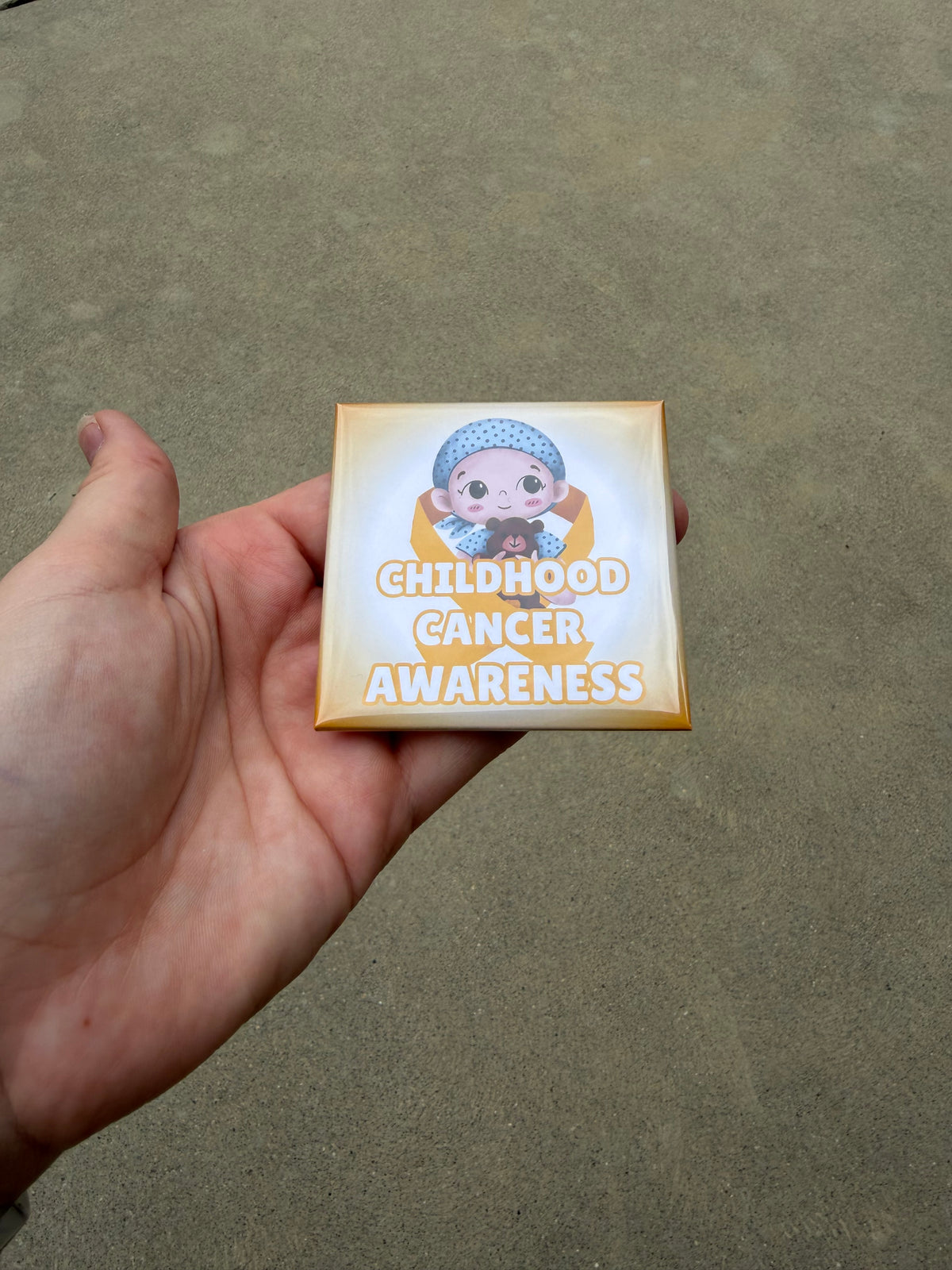 Childhood Cancer Awareness Magnet