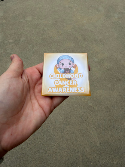 Childhood Cancer Awareness Magnet