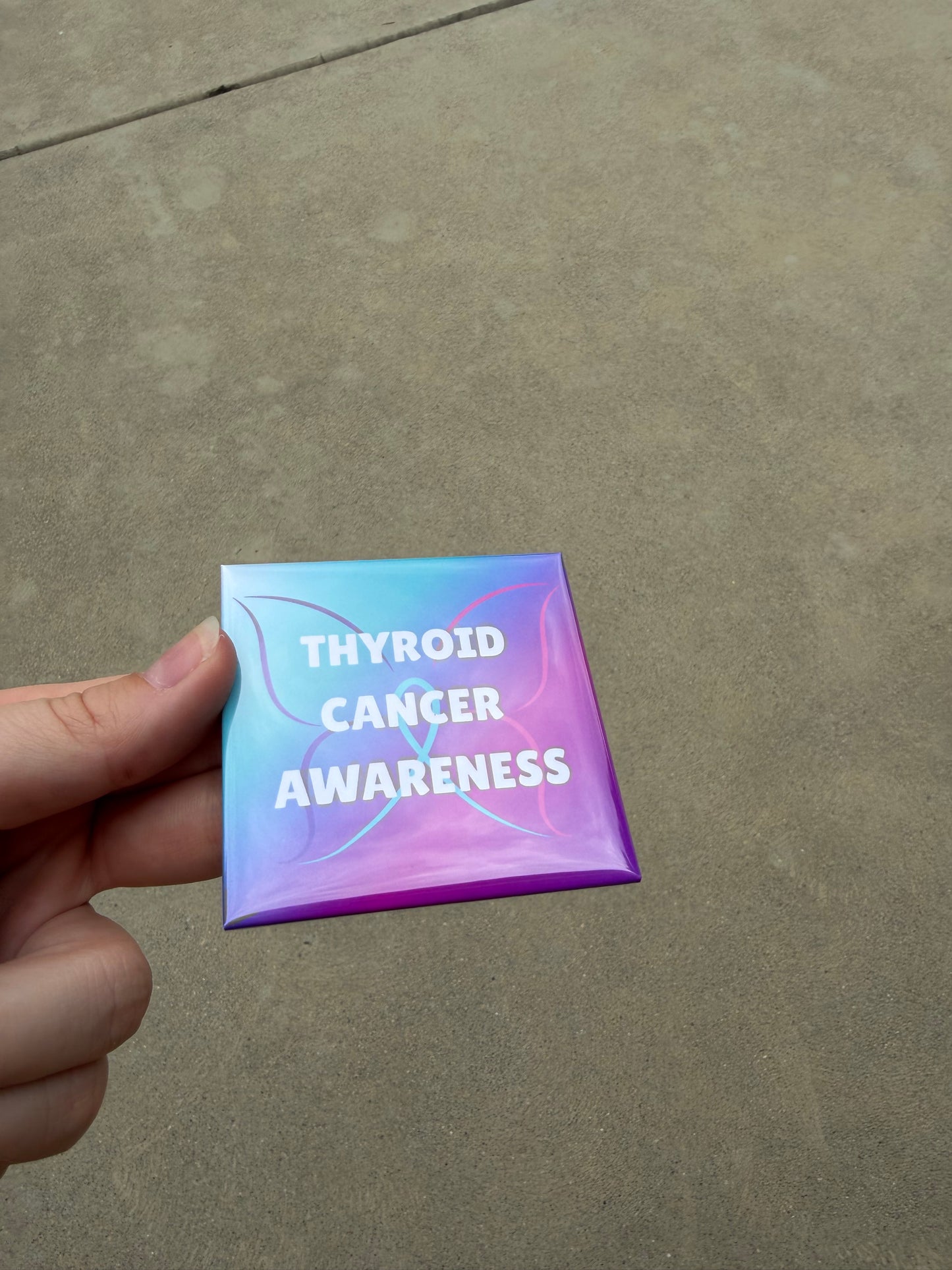 Thyroid Cancer Awareness Magnet